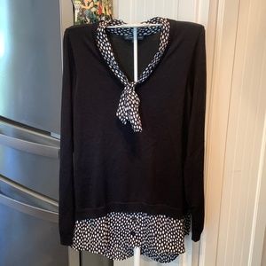 Adrianna  Papell tie beck sweater top. Bought at‎ Nordstrom Rack. Worn 1x